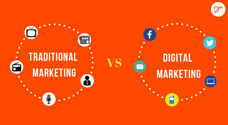 What exactly is digital marketing, and how is it different from traditional marketing?